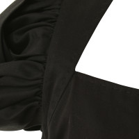 Barbara Schwarzer Black dress with puff sleeves