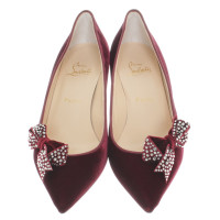 Christian Louboutin Velvet pumps with bow