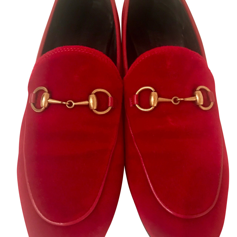 Gucci Slippers/Ballerina's in Rood