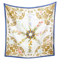 Hermès Tuch mit floralem Print