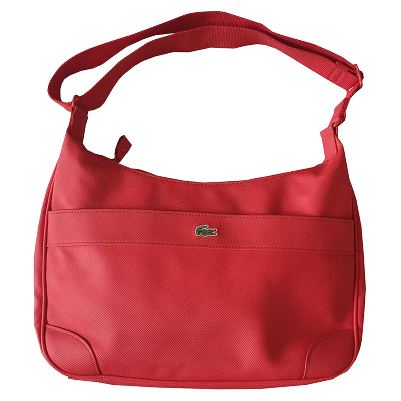 lacoste red bag