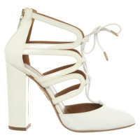 Aquarama Sandals Patent leather in Cream