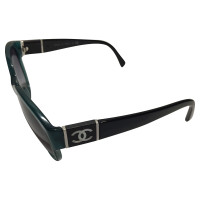 Chanel occhiali da sole verdi