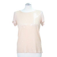 Reiss top paillettes a nudo