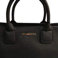 Karl Lagerfeld Handtasche aus Saffianoleder