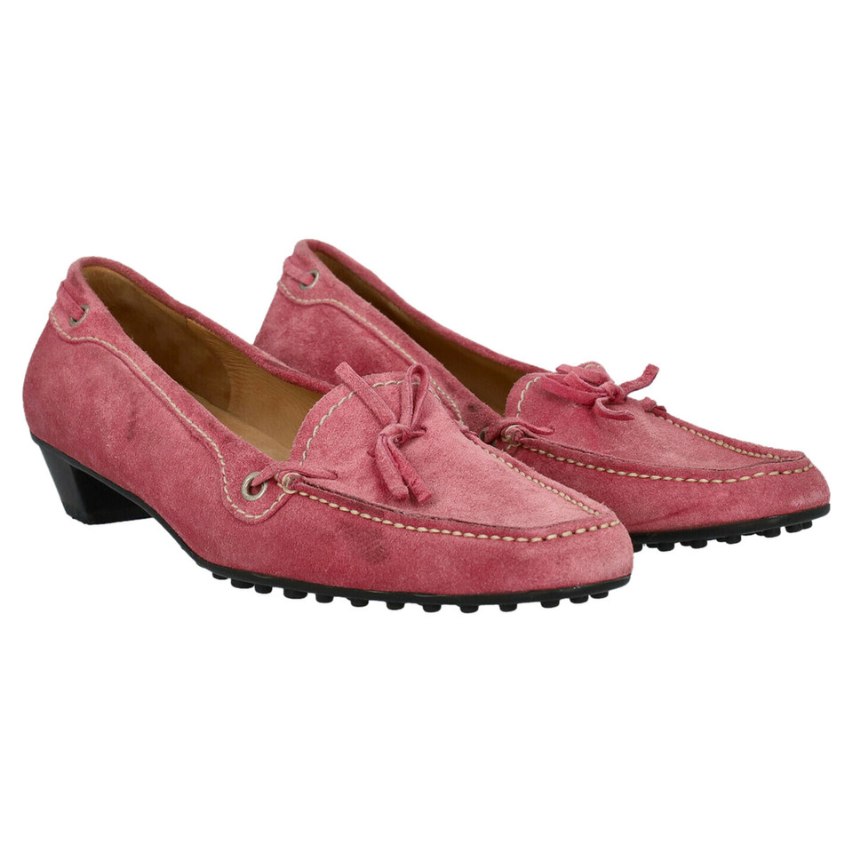 Car Shoe Sandalen aus Leder in Rosa / Pink