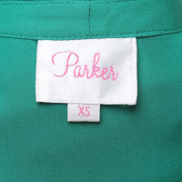 Parker Seidenkleid in Grün