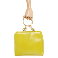 Versace Handbag Leather in Yellow