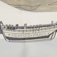 Hermès Zijden doek met geïllustreerde grafische