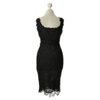 Red Valentino Dark blue lace party dress