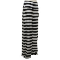 Norma Kamali trousers in black and white