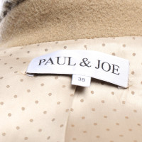 Paul & Joe Jacke/Mantel aus Wolle in Beige