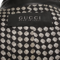 Gucci Lederen jas in zwart