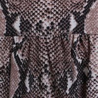Diane Von Furstenberg zijden jurk met snake print