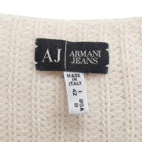 Armani Jeans Cremefarbener Pullover