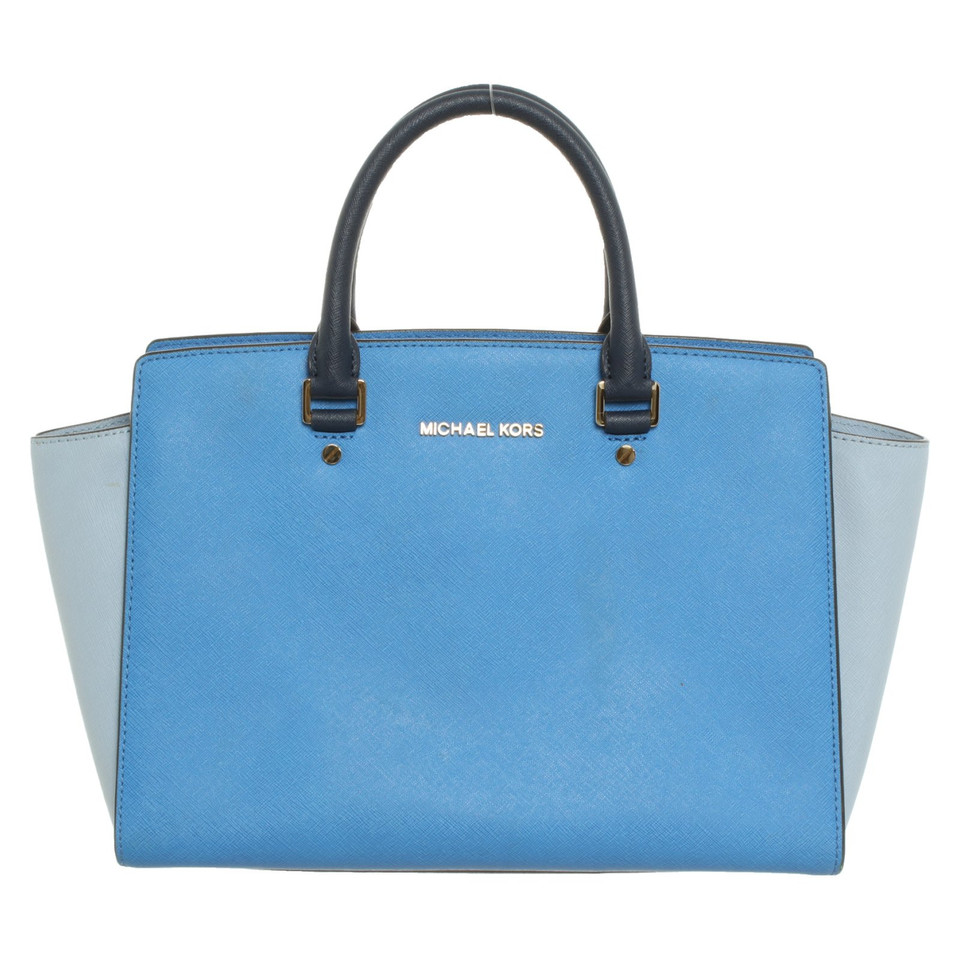 Michael Kors Handtasche aus Leder in Blau