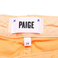 Paige Jeans Short en jean orange