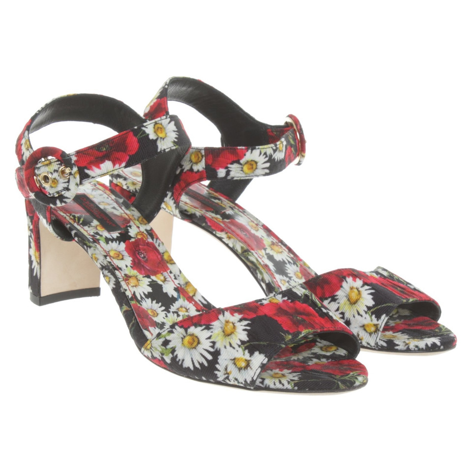 Dolce & Gabbana Sandalen met een bloemenpatroon