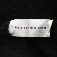 Faith Connexion Oberteil aus Baumwolle in Schwarz