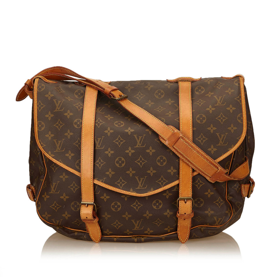 Louis Vuitton Saddle Bag en Toile en Marron