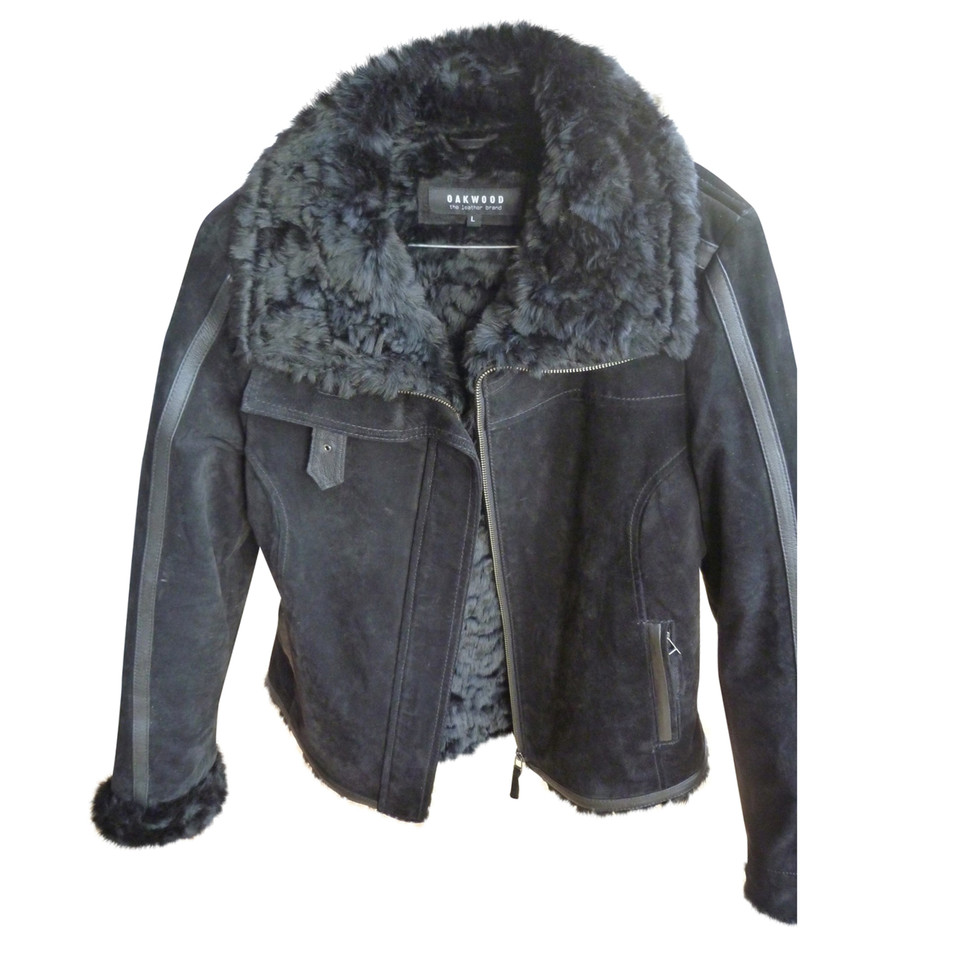 Oakwood Black leather jacket