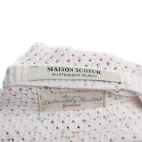 Maison Scotch Sweater met kantpatroon
