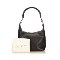 Gucci Leather Bamboo Shoulder Bag