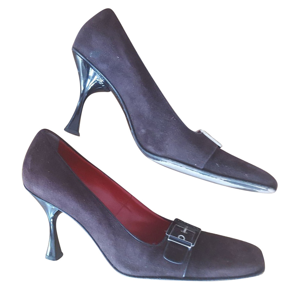 Luciano Padovan pumps suede leather