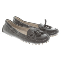 Balenciaga Slippers/Ballerinas Leather in Black