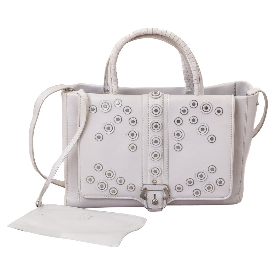 Paula Cademartori Shopper Leather in White