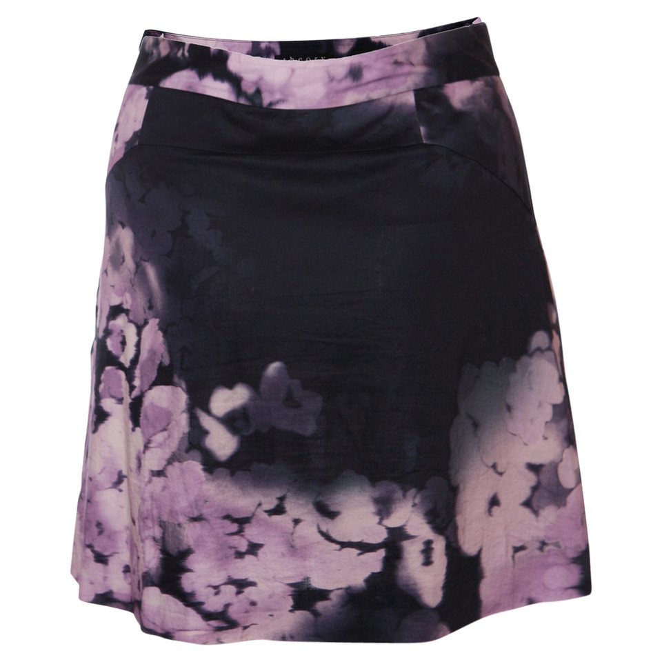 Theory skirt with floral print