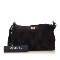 Chanel Wild Stitch Suede Shoulder Bag