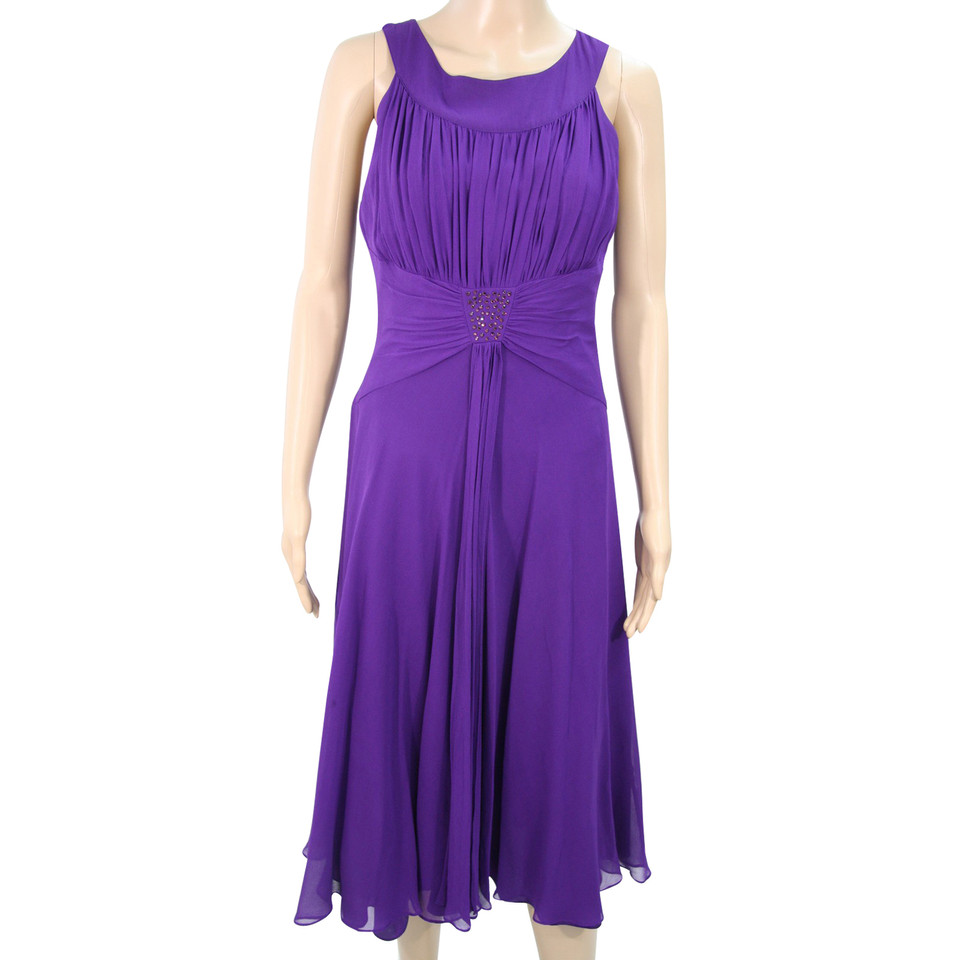 Hobbs Robe en soie en violet