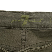 7 For All Mankind Jeans in olive green