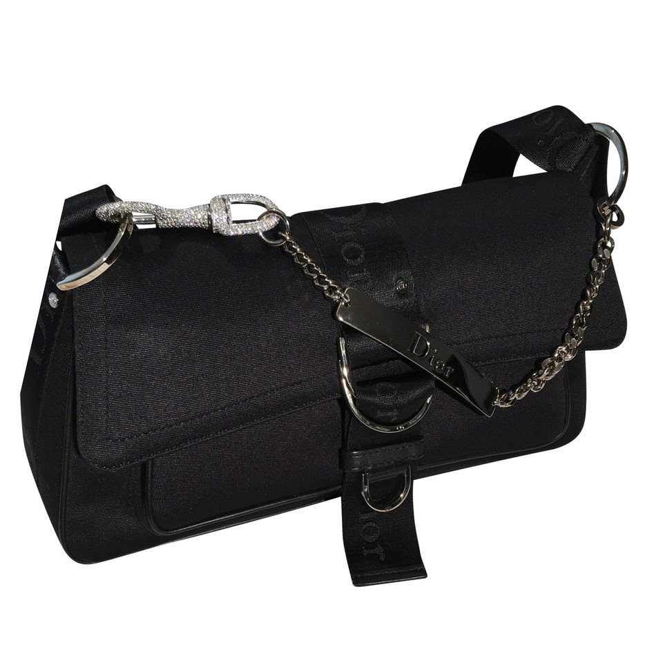 Christian Dior Schwarze Handtasche