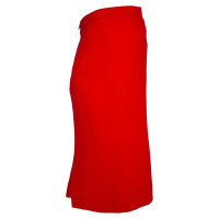 Christian Dior Skirt Silk in Red