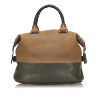 Céline Bicolor Leather Handbag