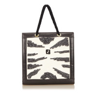 Fendi Beaded Cotton Tote