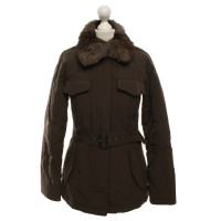 Woolrich Parka in olive with fur trim