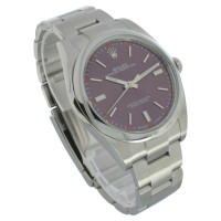 Rolex Armbanduhr aus Stahl in Violett