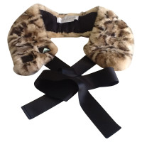 Max Mara Rabbit fur collar