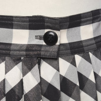 Diane Von Furstenberg skirt with checked pattern