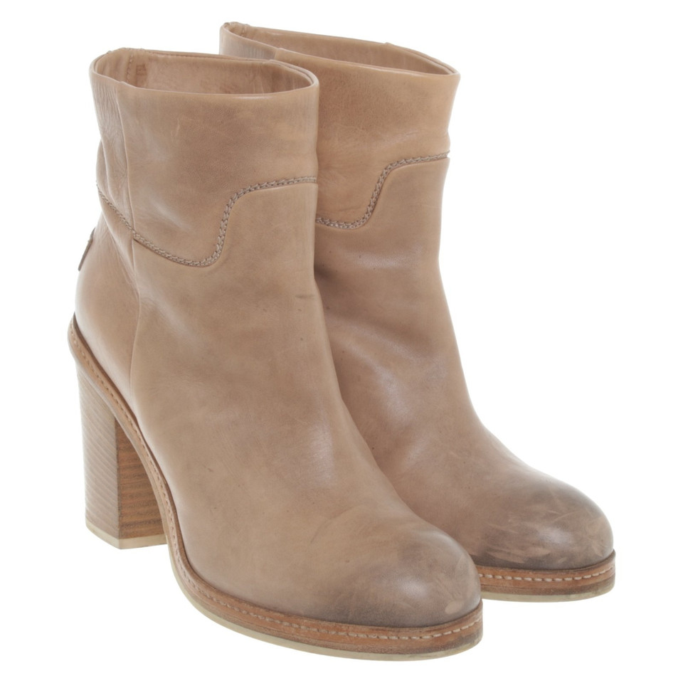 Shabbies Amsterdam Leather ankle boots