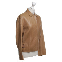 Prada Leather jacket in light brown