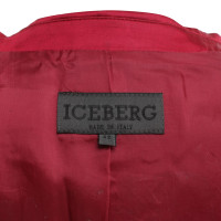 Iceberg blazer en satin rouge