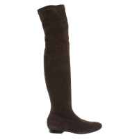 Robert Clergerie Boots Suede in Brown