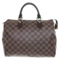 Louis Vuitton Speedy 30 in Tela in Marrone