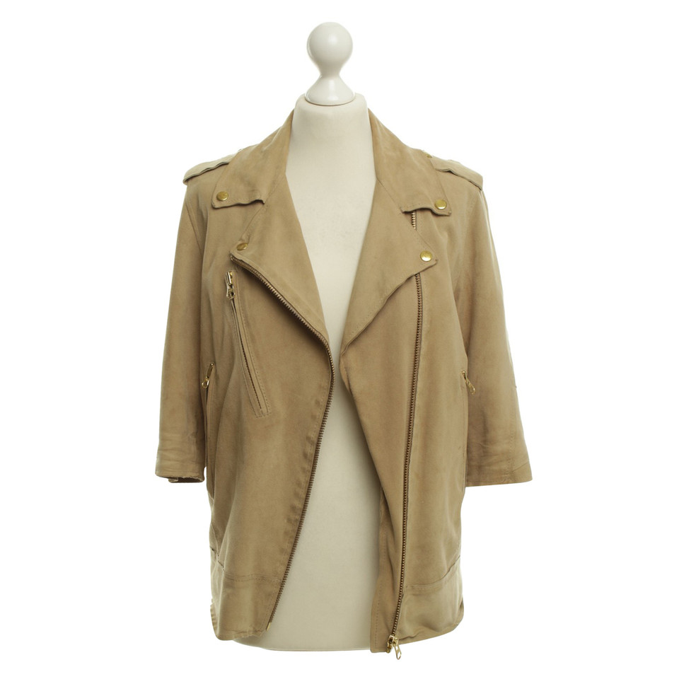 Acne Leather jacket in beige