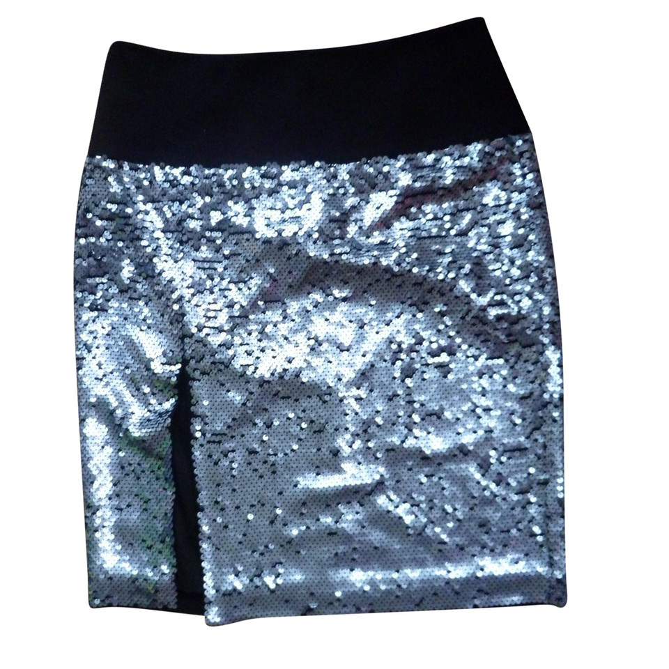 D&G silver sequined skirt