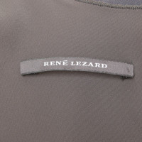 René Lezard Robe fourreau bleu fumée
